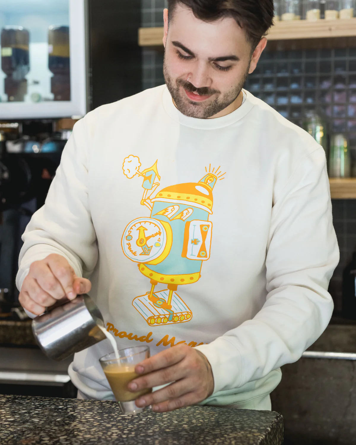 Robot Crew Sweater - Image 2